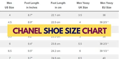 is chanel shoes true to size|Chanel shoe size conversion chart.